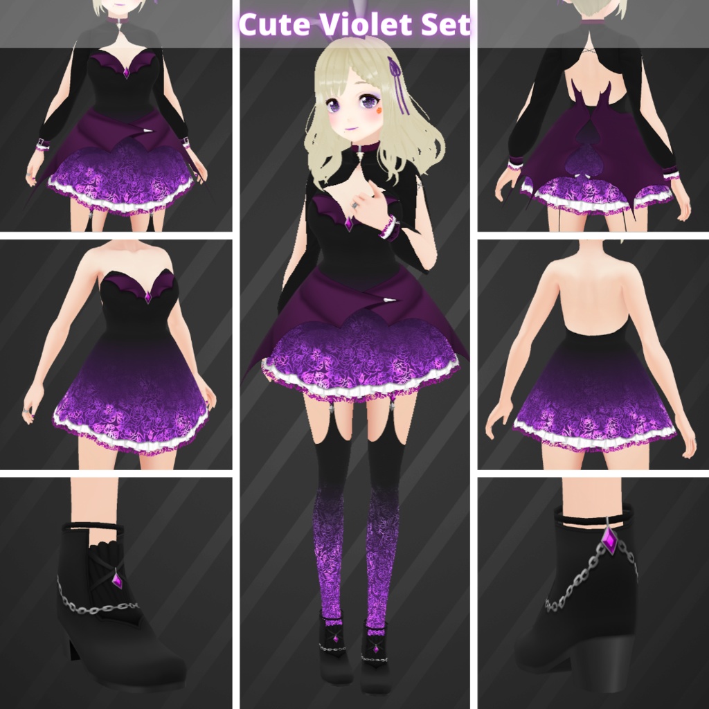 【VRoid】 Halloween Outfit Set - 2023