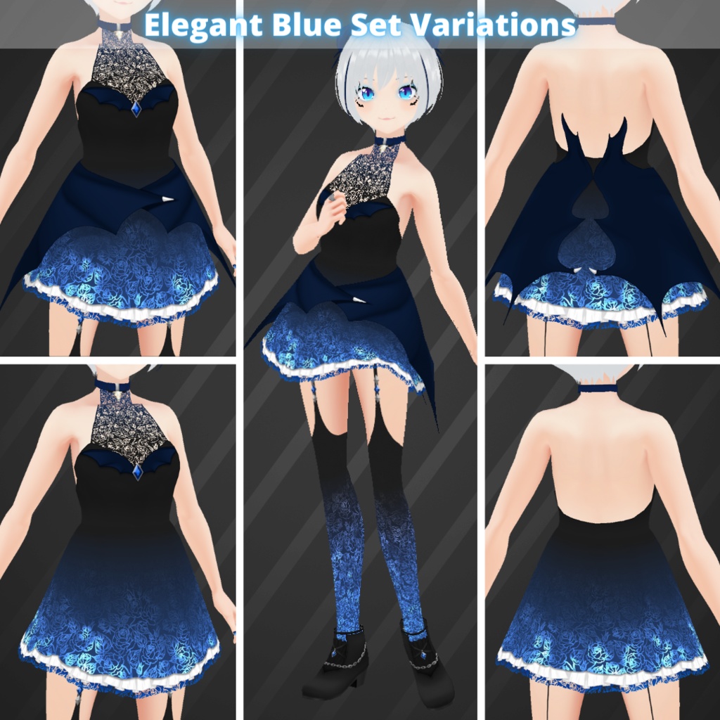 【VRoid】 Halloween Outfit Set - 2023