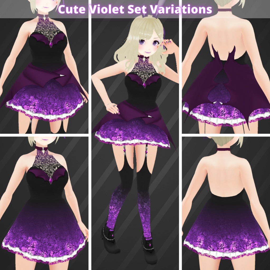 【VRoid】 Halloween Outfit Set - 2023