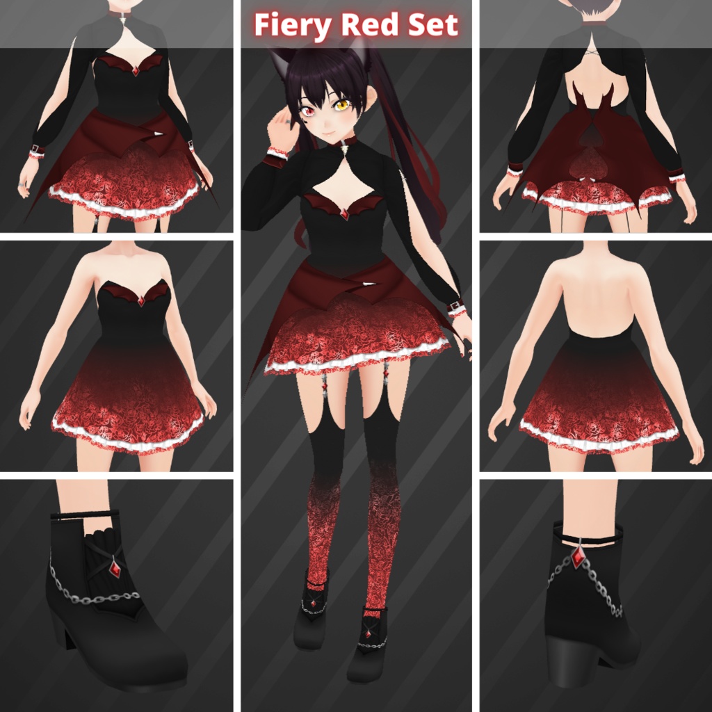 【VRoid】 Halloween Outfit Set - 2023