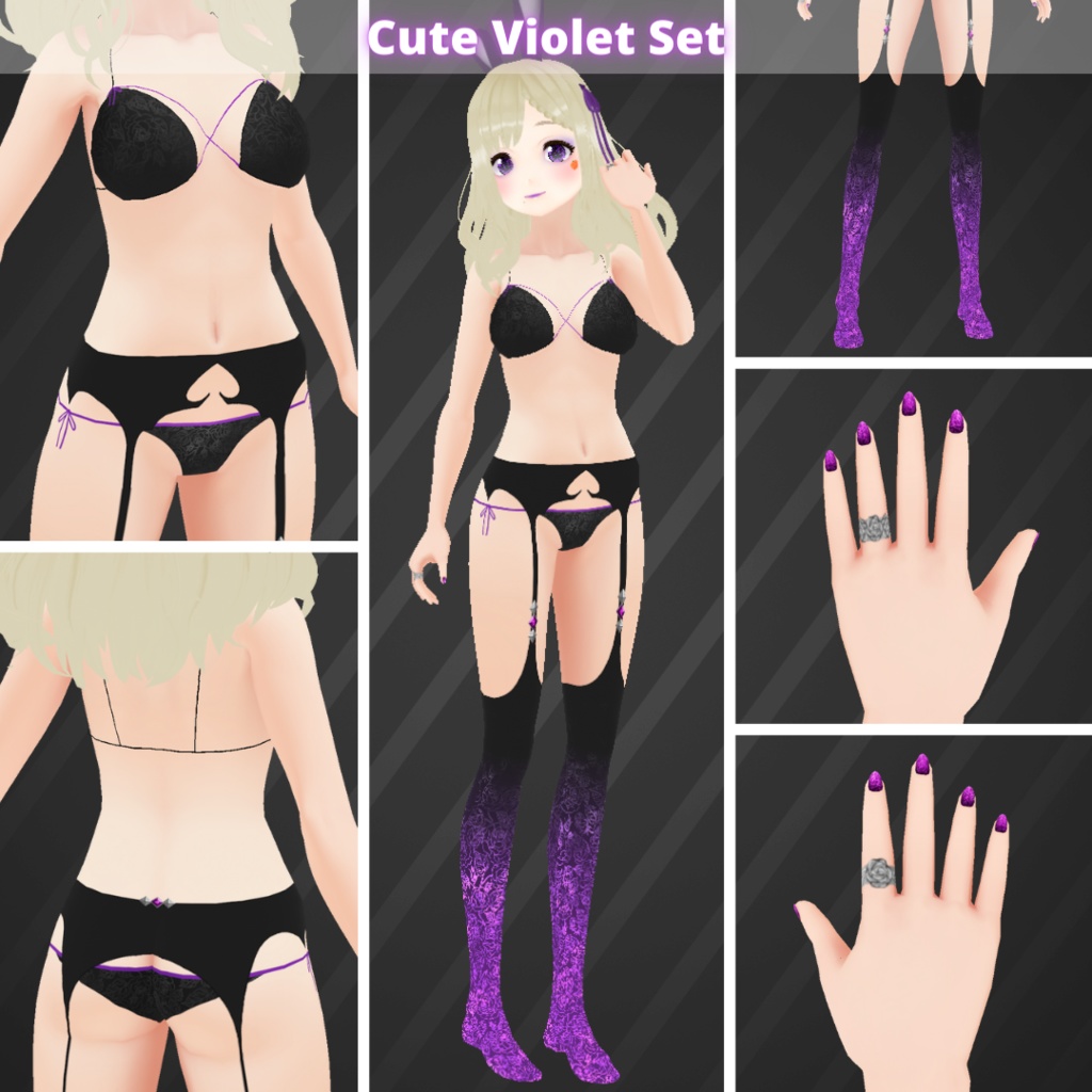 【VRoid】 Halloween Outfit Set - 2023