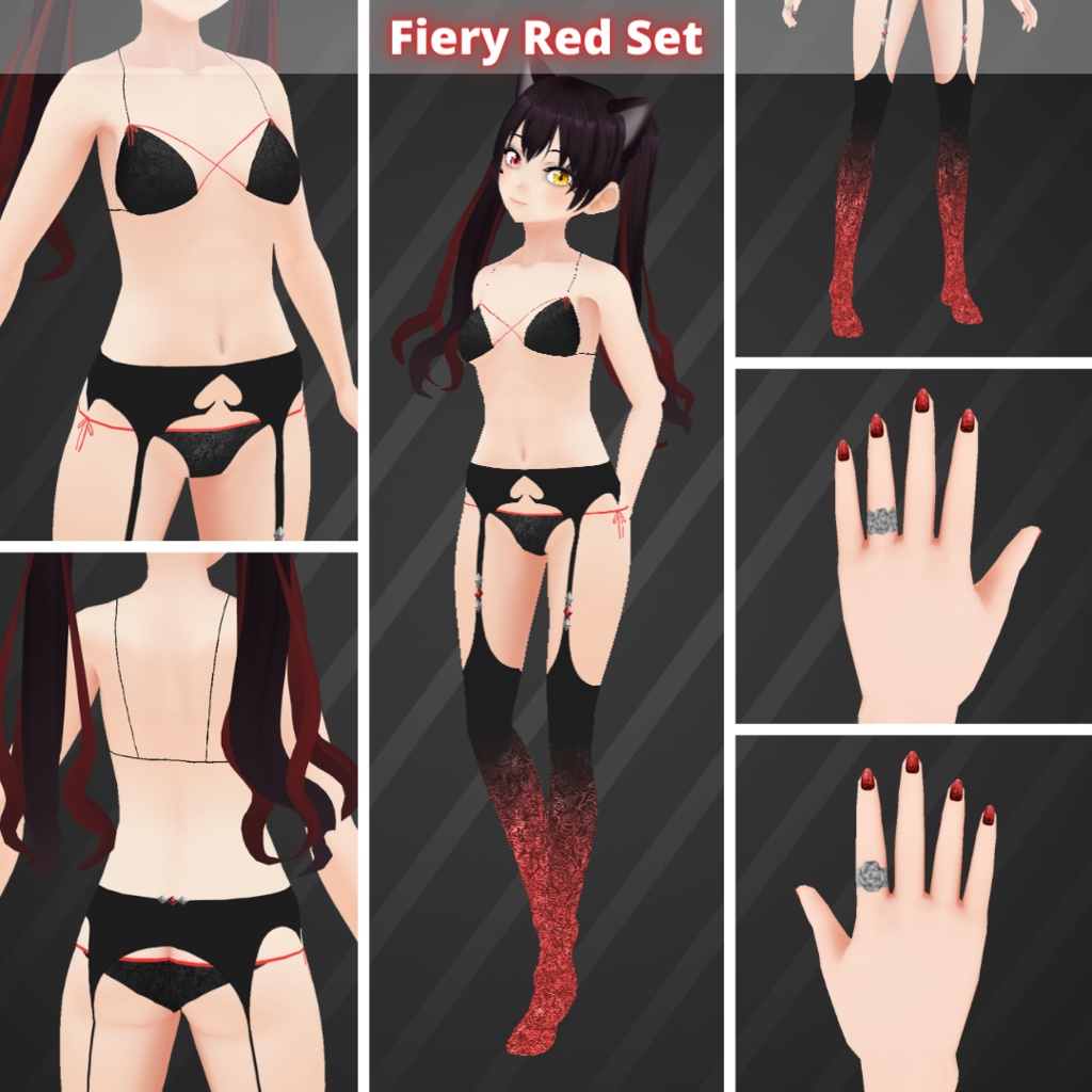 【VRoid】 Halloween Outfit Set - 2023