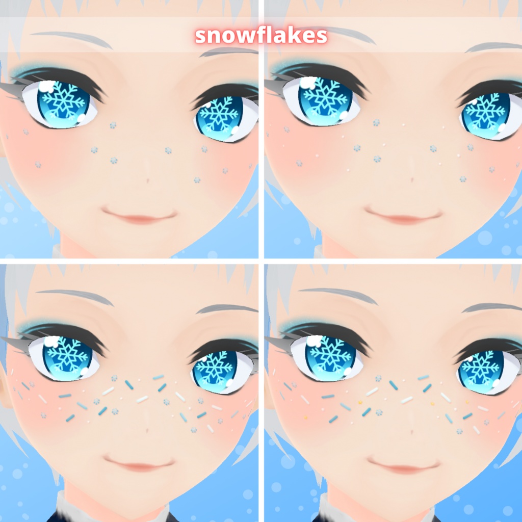 【VRoid】 Christmas Makeup Set - Vol.2