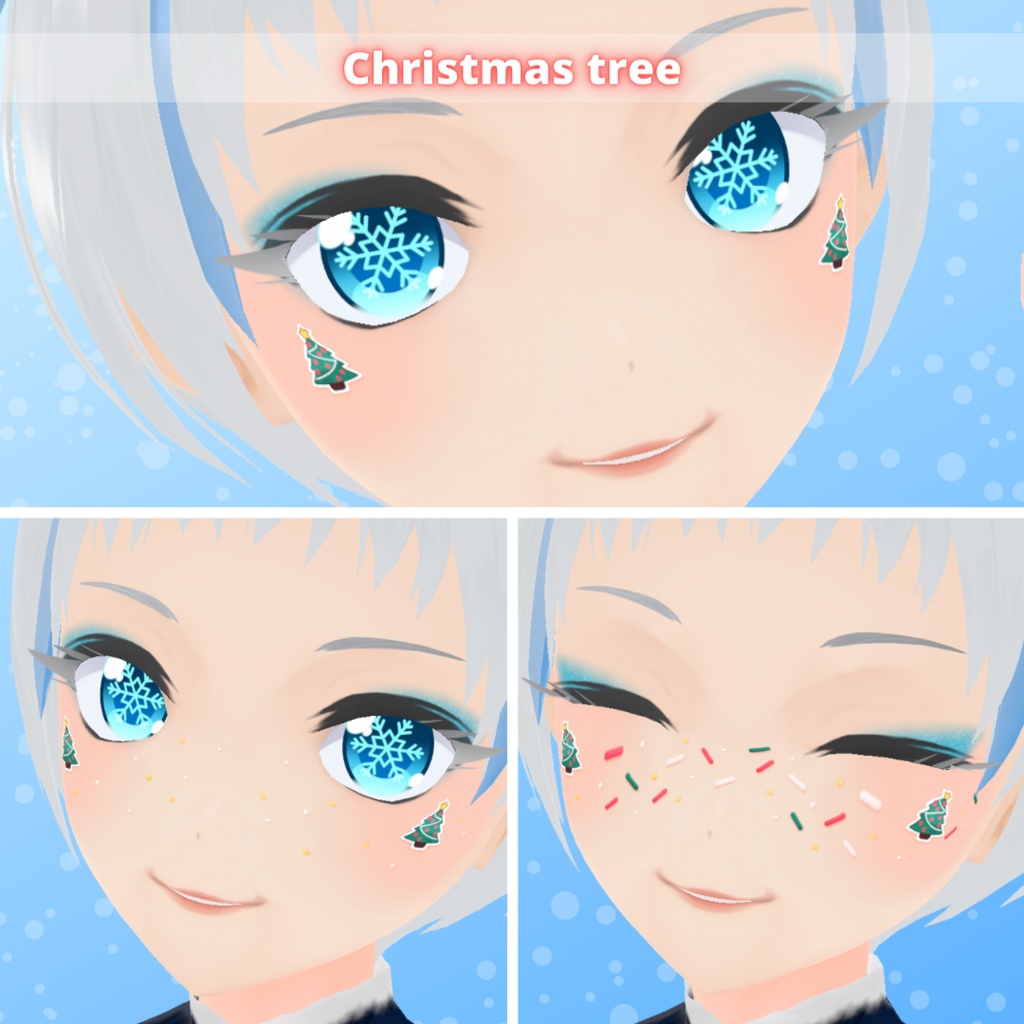 【VRoid】 Christmas Makeup Set - Vol.2