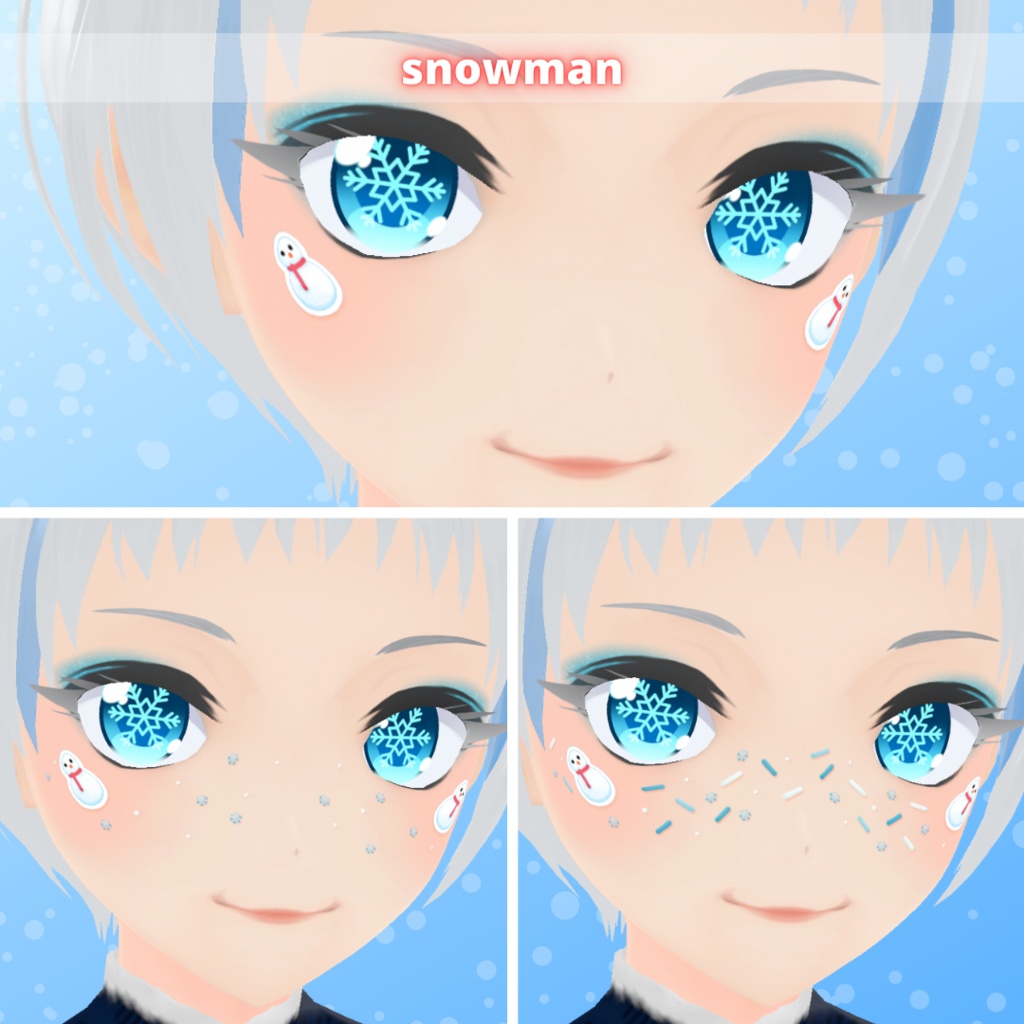【VRoid】 Christmas Makeup Set - Vol.2