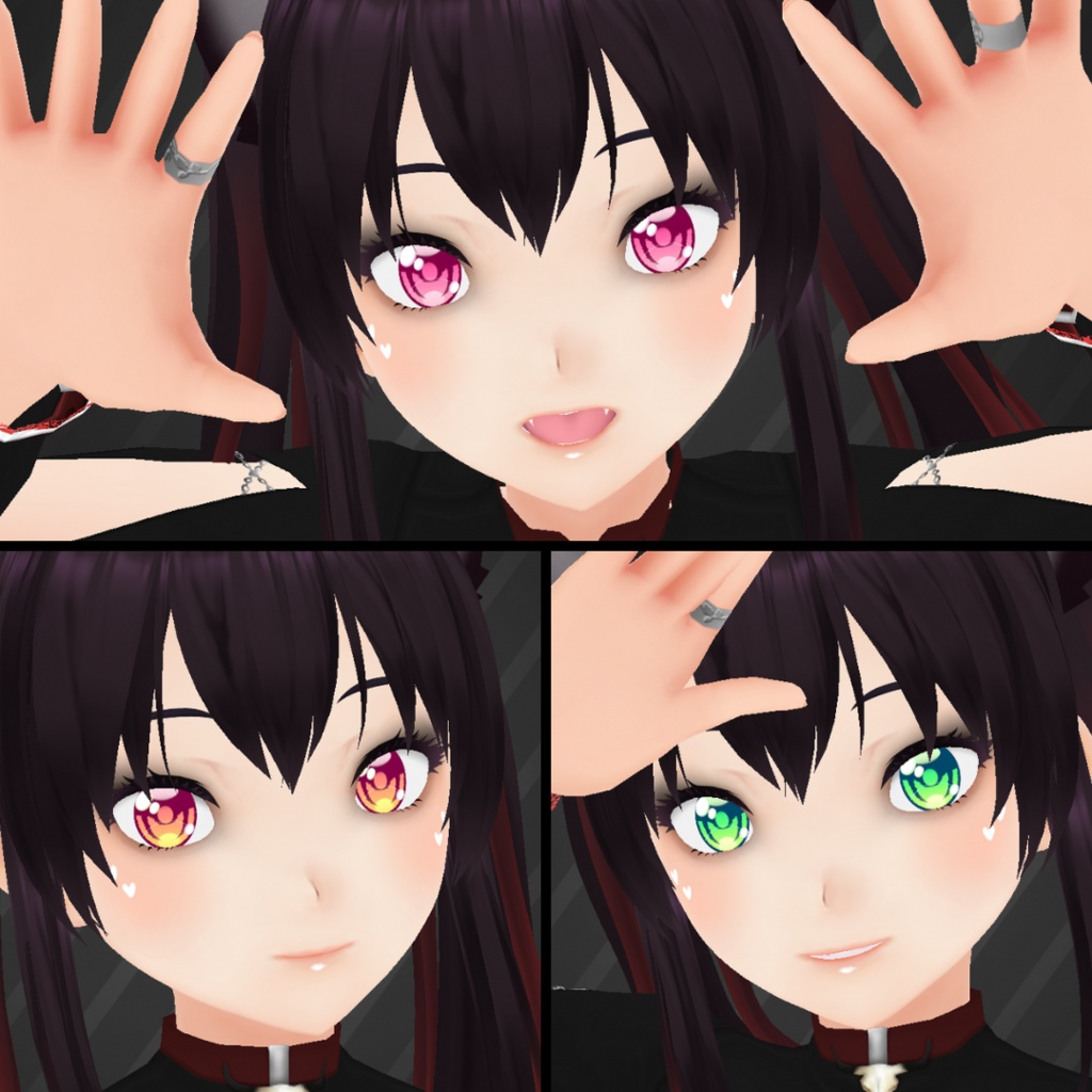 【VRoid】 Demon Eyes Set