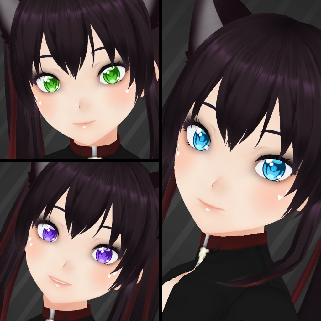 【VRoid】 Demon Eyes Set