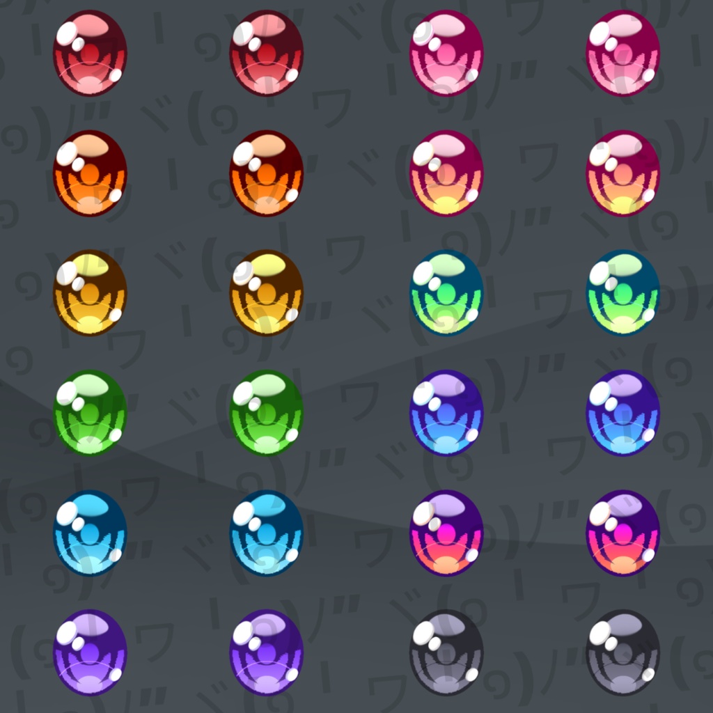 【VRoid】 Demon Eyes Set