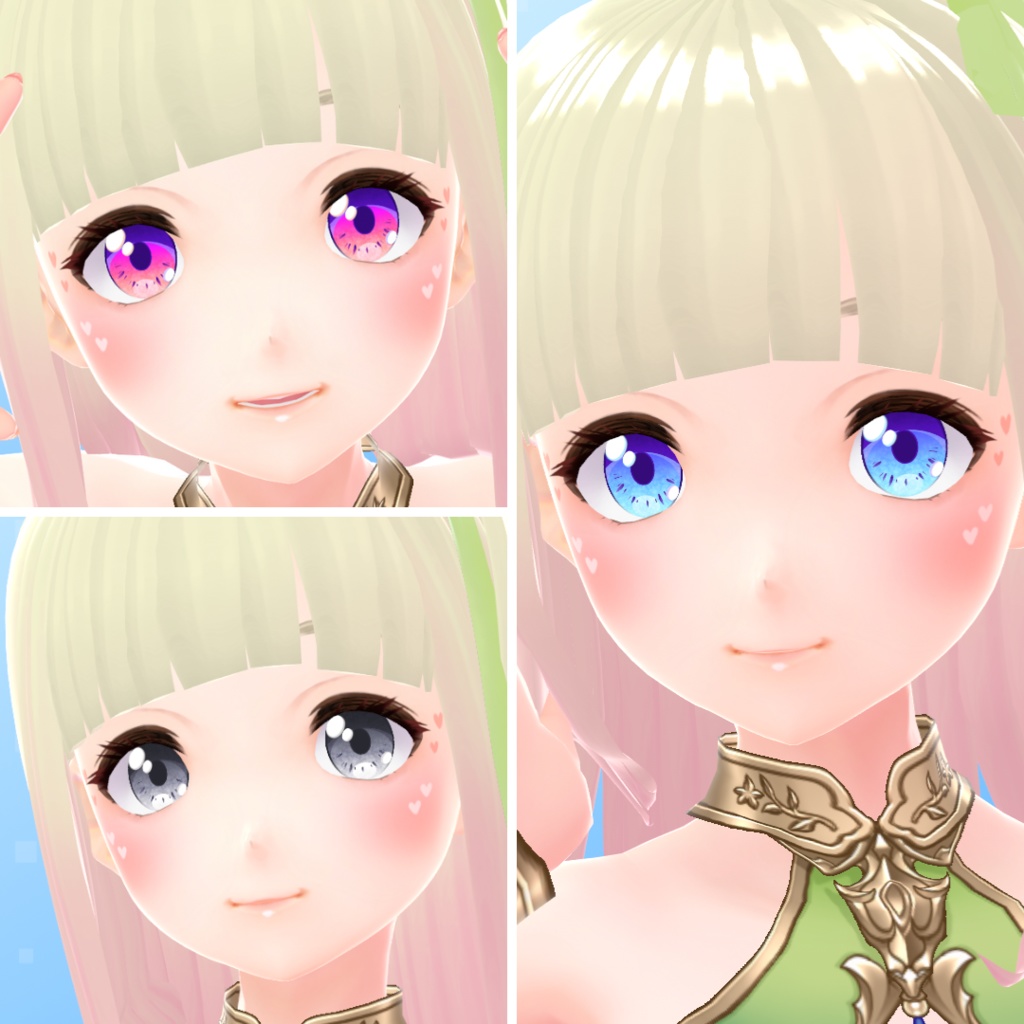 【VRoid】 Beautiful Eyes Set