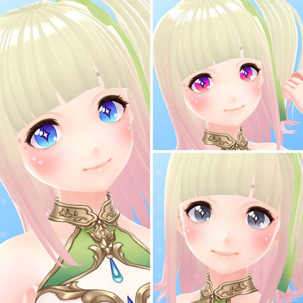 【VRoid】 Celestial Star Eyes Set