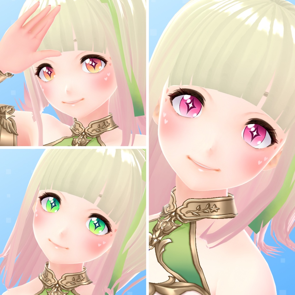 【VRoid】 Celestial Star Eyes Set