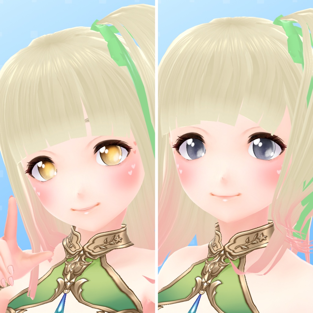 【VRoid】 Watercolor Gemstone Eyes Set