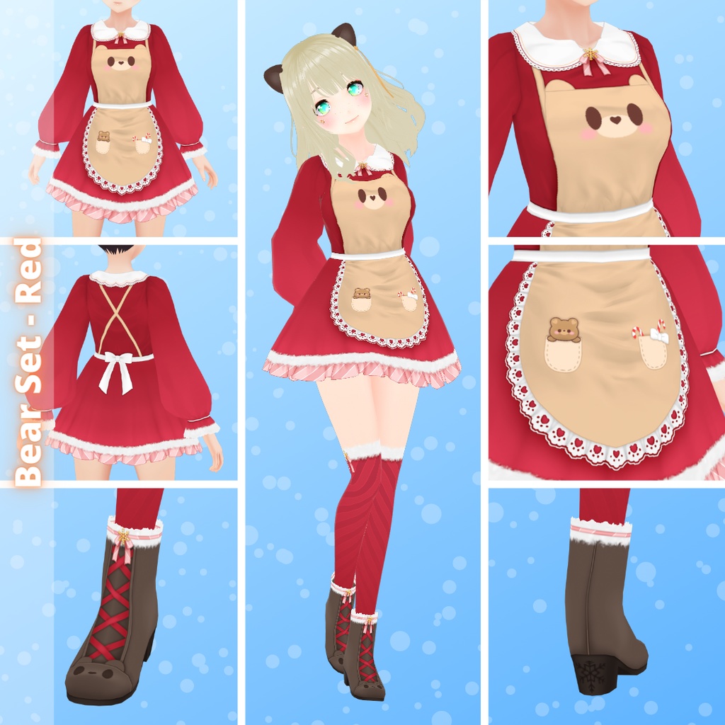 【VRoid】 Early Winter 2025 Animals Outfit