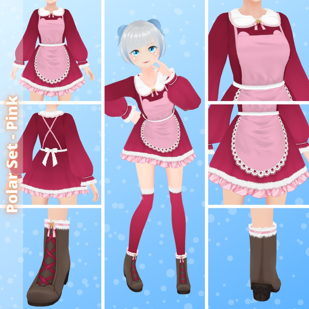 【VRoid】 Early Winter 2025 Animals Outfit
