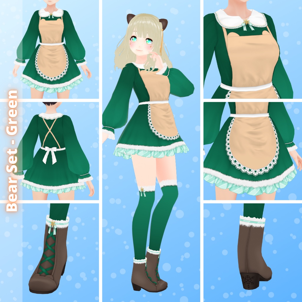 【VRoid】 Early Winter 2025 Animals Outfit