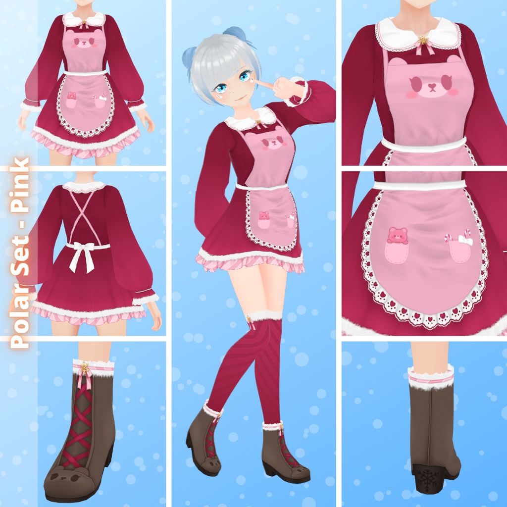 【VRoid】 Early Winter 2025 Animals Outfit