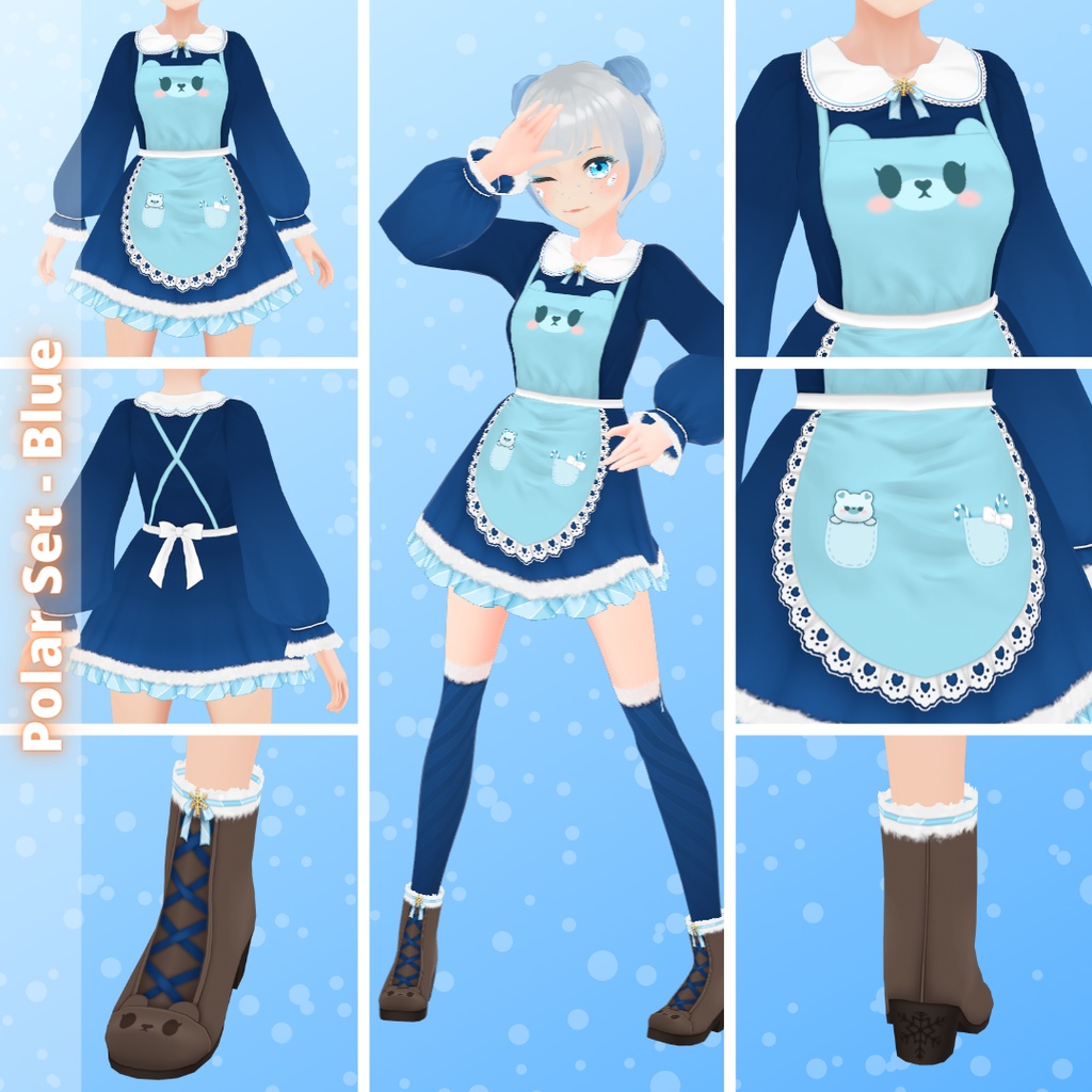 【VRoid】 Early Winter 2025 Animals Outfit