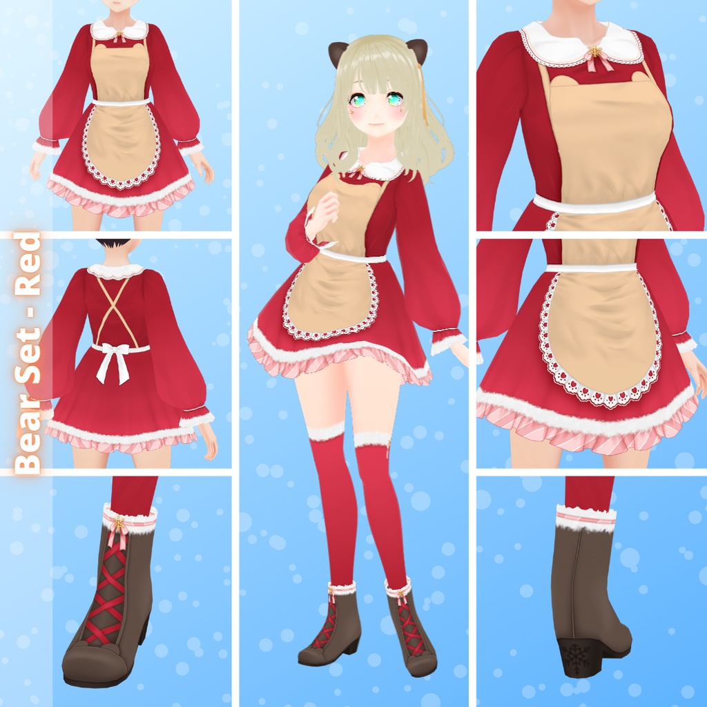 【VRoid】 Early Winter 2025 Animals Outfit