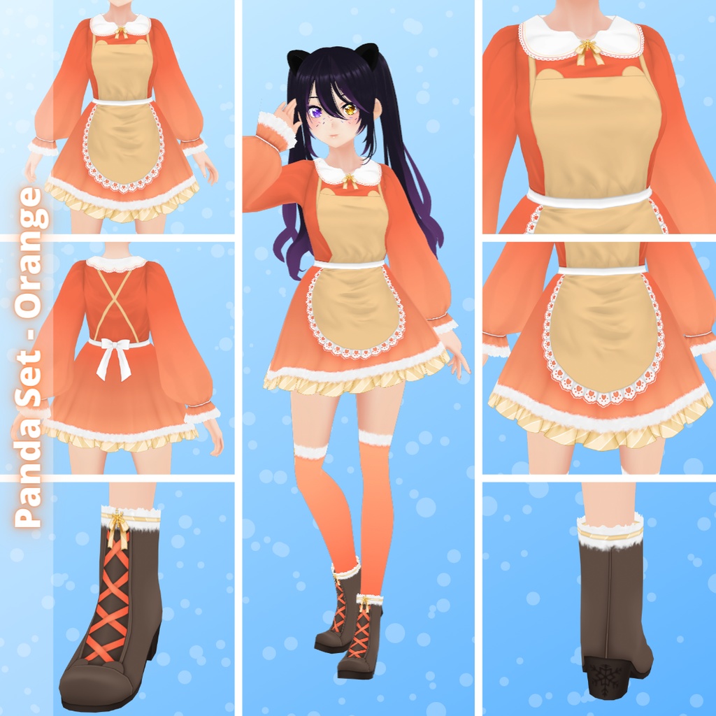【VRoid】 Early Winter 2025 Animals Outfit