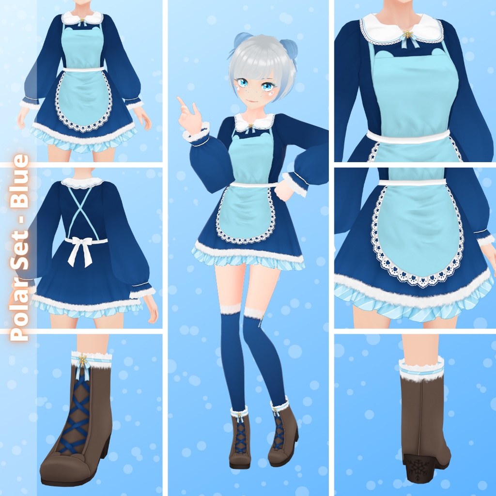 【VRoid】 Early Winter 2025 Animals Outfit