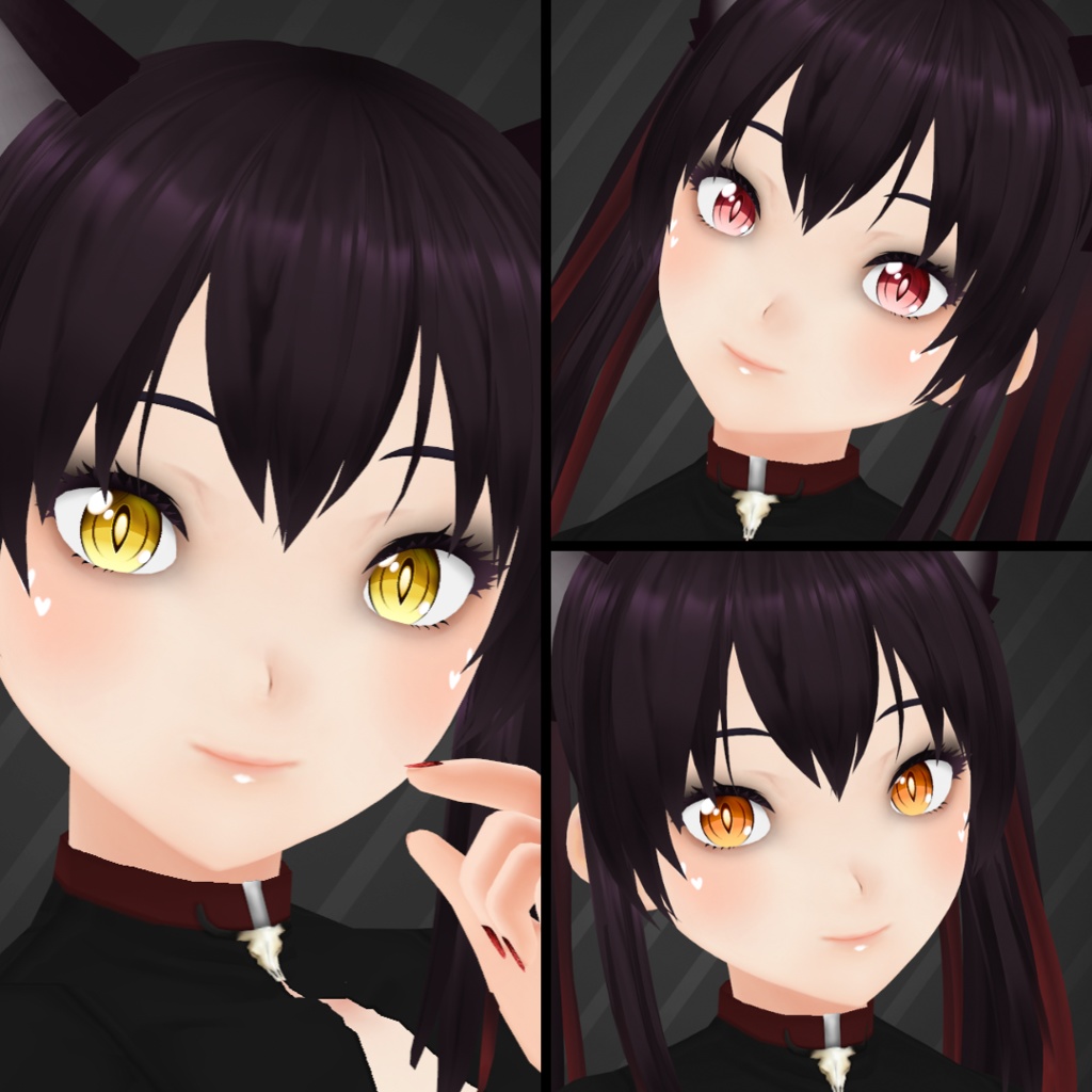 【VRoid】 Snake Demon Eyes Set