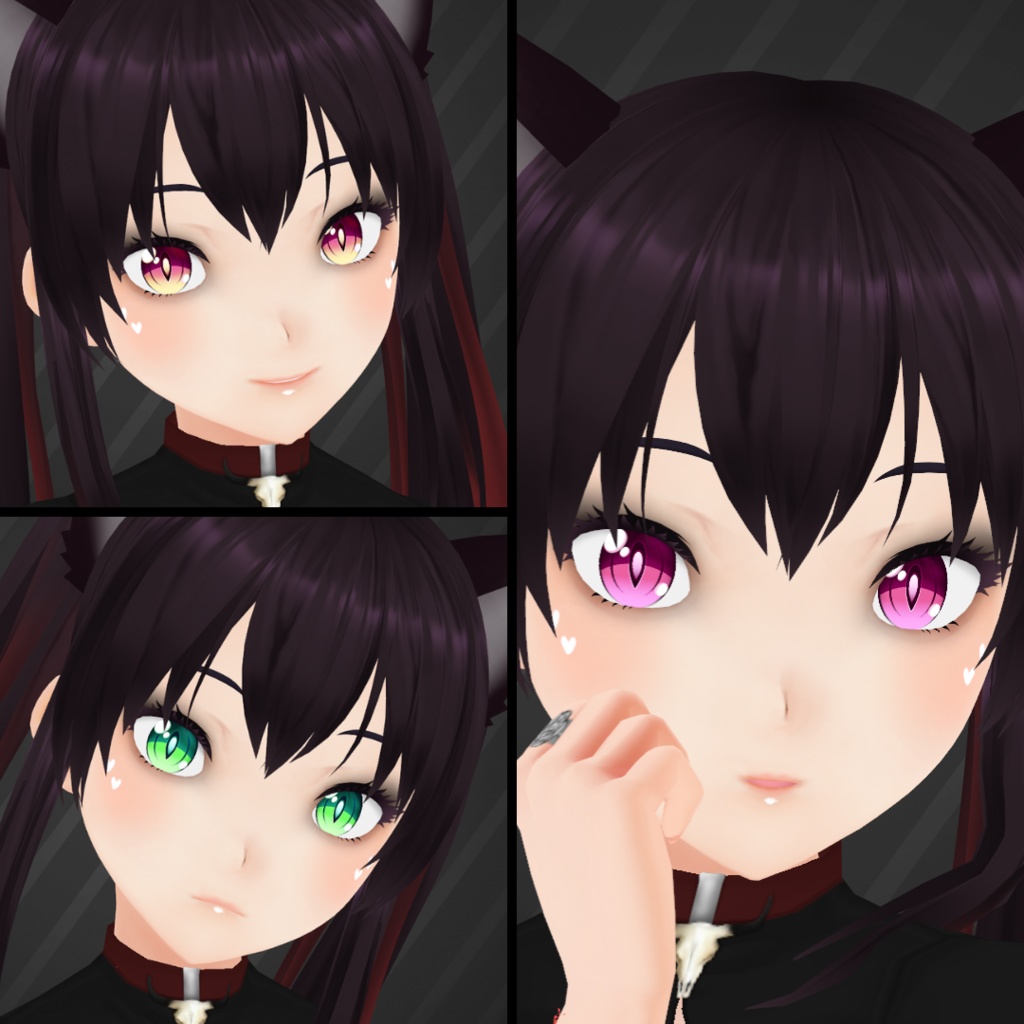 【VRoid】 Snake Demon Eyes Set