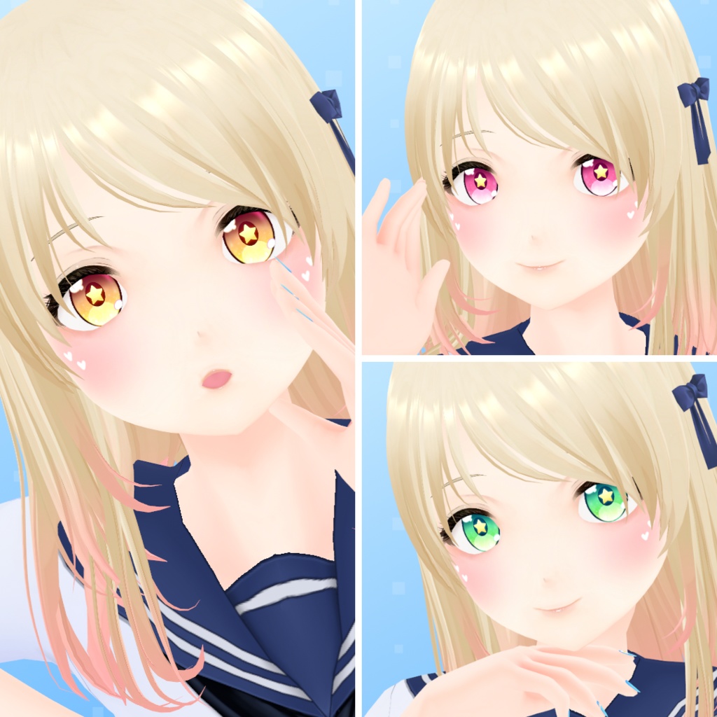 【VRoid】 Magical Girl Eyes Set