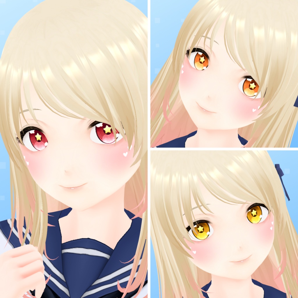 【VRoid】 Magical Girl Eyes Set