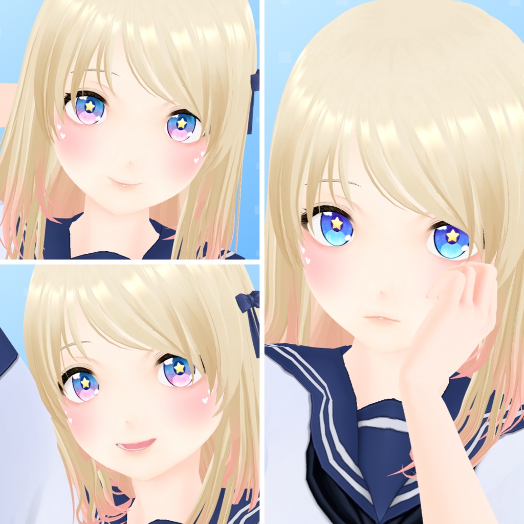 【VRoid】 Magical Girl Eyes Set
