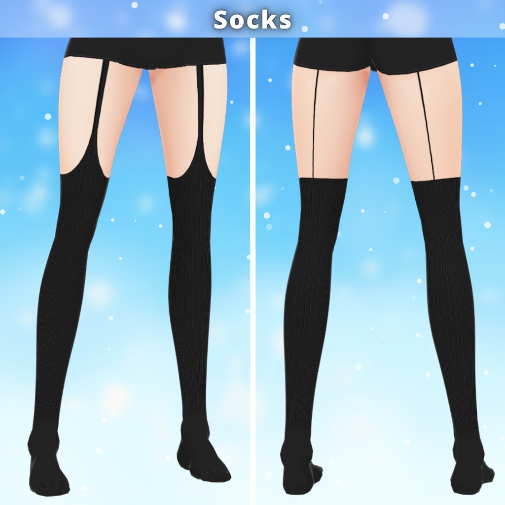 【VRoid】 Fluffy Winter Coat Set