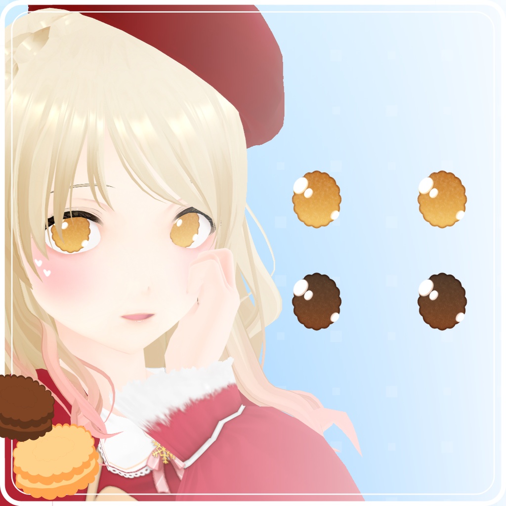 【VRoid】 Jammy Biscuits Eyes Set