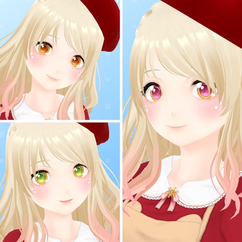 【VRoid】 Jammy Biscuits Eyes Set