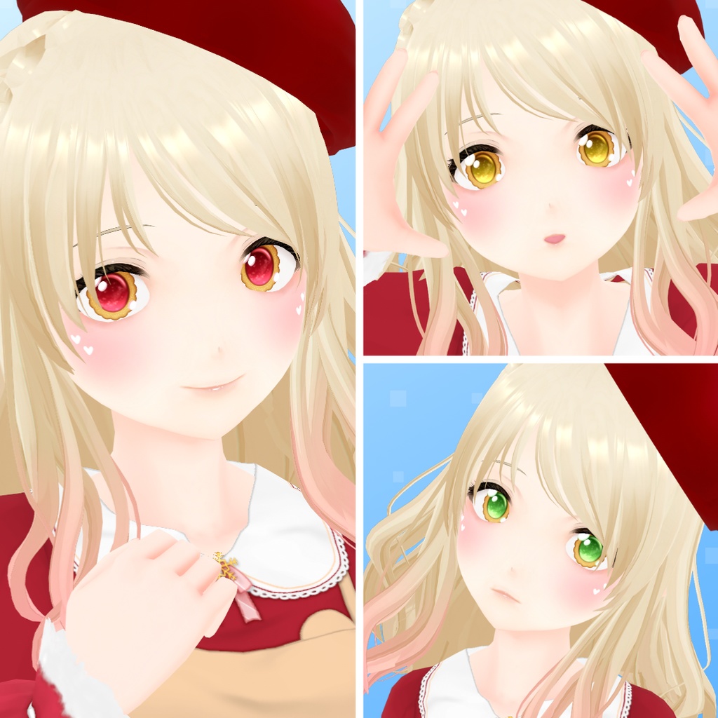 【VRoid】 Jammy Biscuits Eyes Set
