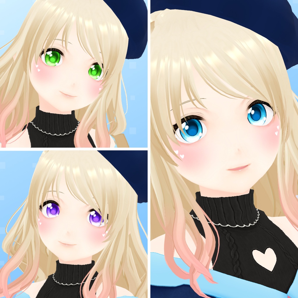 【VRoid】 Wandering Eyes Set