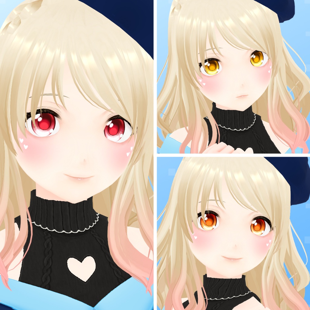 【VRoid】 Wandering Eyes Set