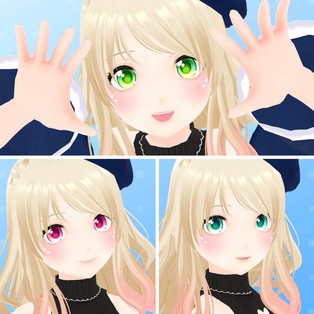 【VRoid】 Wandering Eyes Set