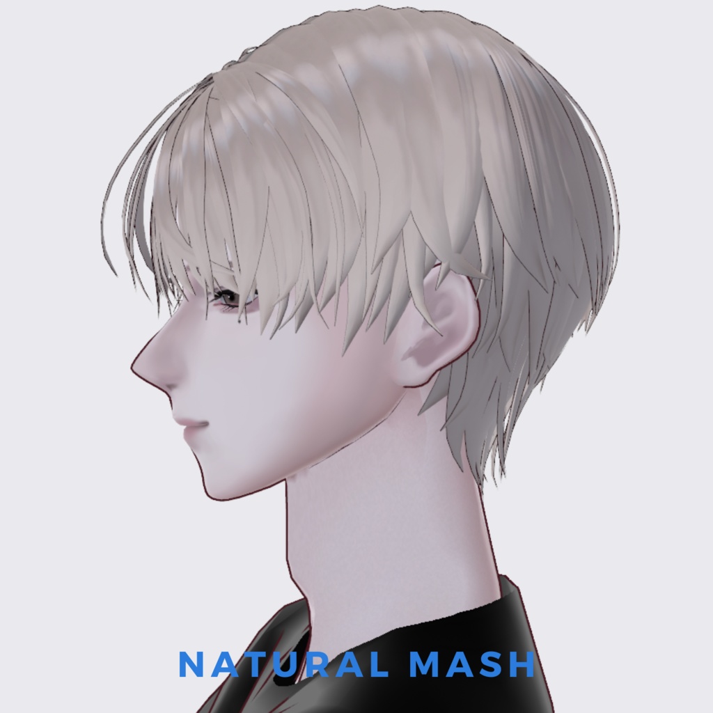 VRoid ナチュラルマッシュ ヘアプリセット メンズ