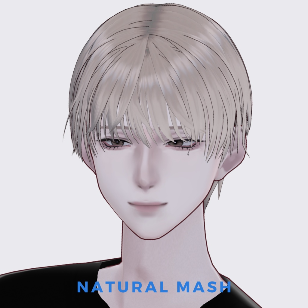 VRoid ナチュラルマッシュ ヘアプリセット メンズ