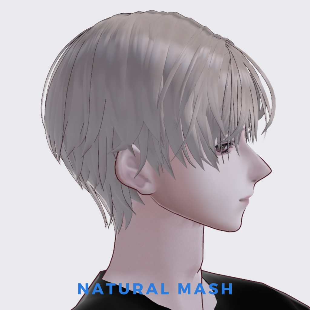 VRoid ナチュラルマッシュ ヘアプリセット メンズ