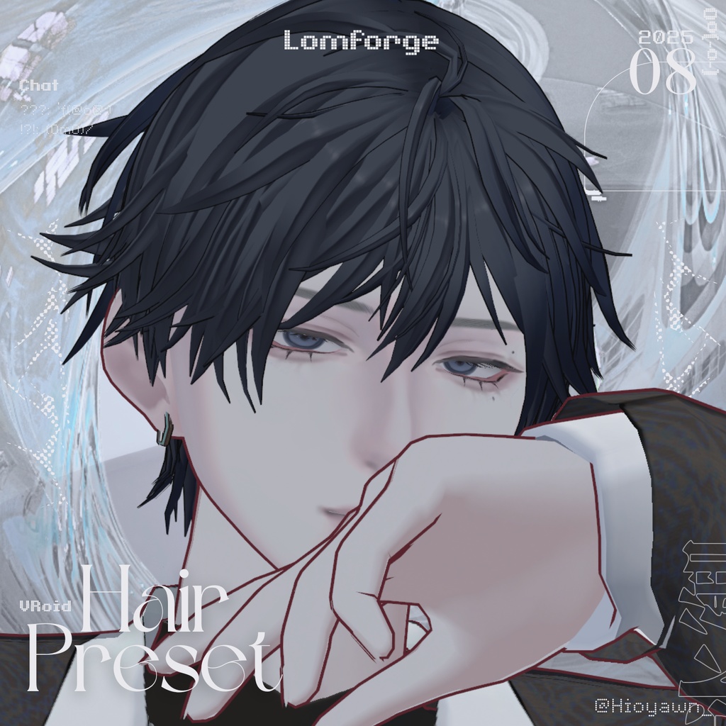 [ Hair preset ]  Natural wave short  [ Lomforge ]