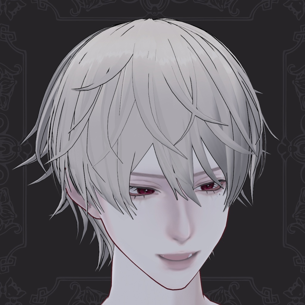 【期間限定セール】VRoid 外ハネショートヘア Short hair preset