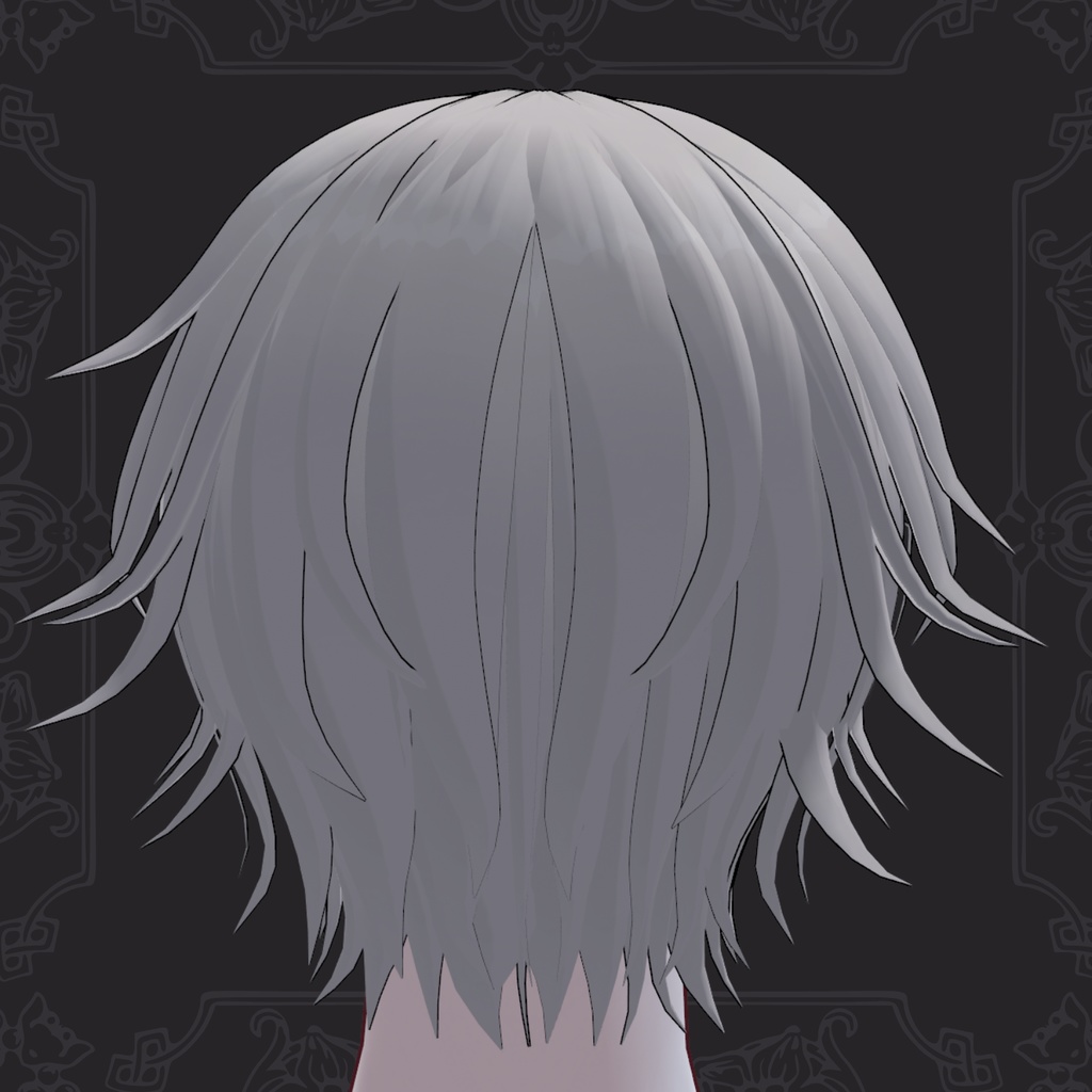 【期間限定セール】VRoid 外ハネショートヘア Short hair preset