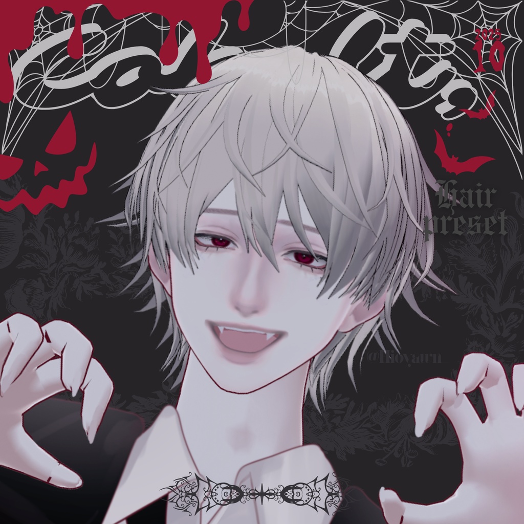 【期間限定セール】VRoid 外ハネショートヘア Short hair preset