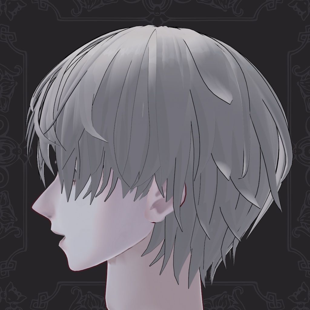 【期間限定セール】VRoid 外ハネショートヘア Short hair preset