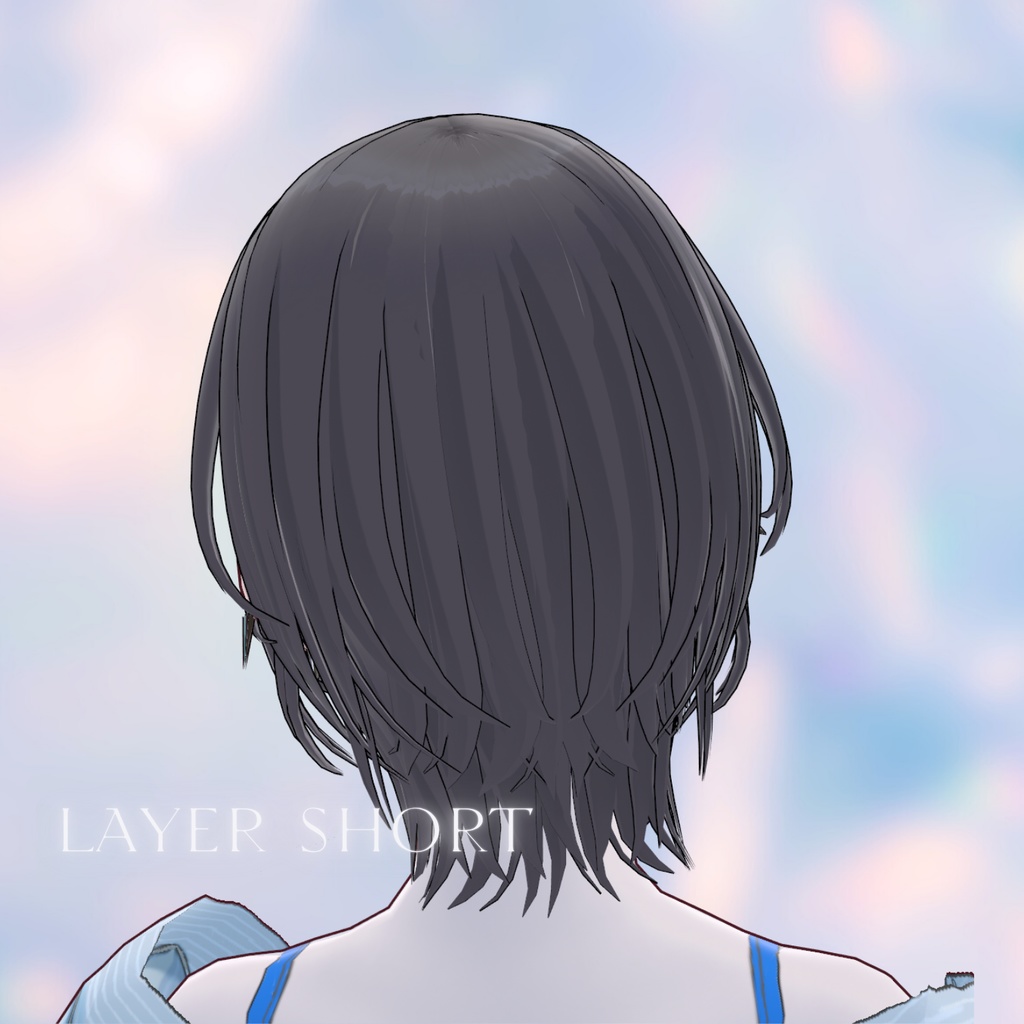 VRoid レイヤーショート Layer short hair