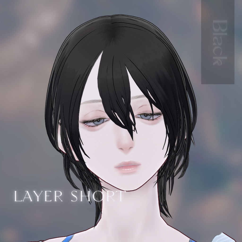 VRoid レイヤーショート Layer short hair