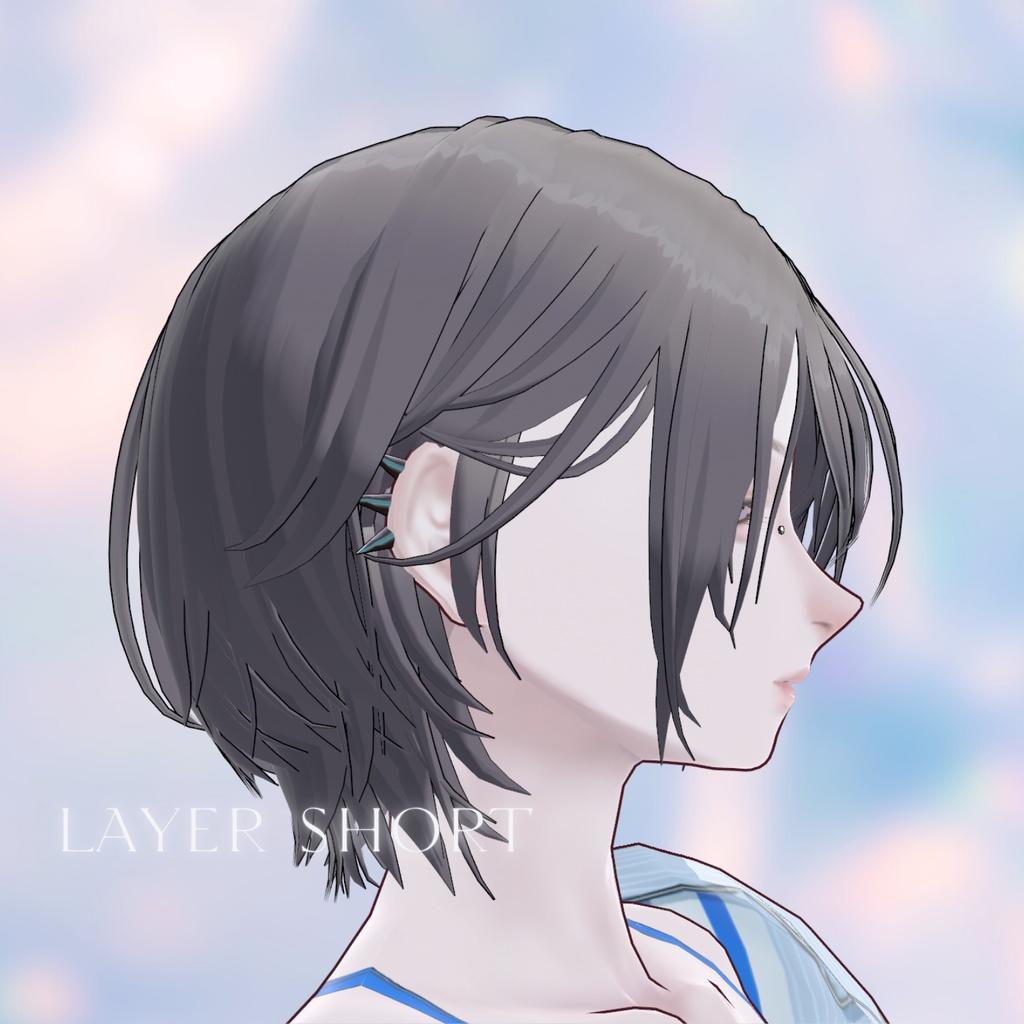 VRoid レイヤーショート Layer short hair