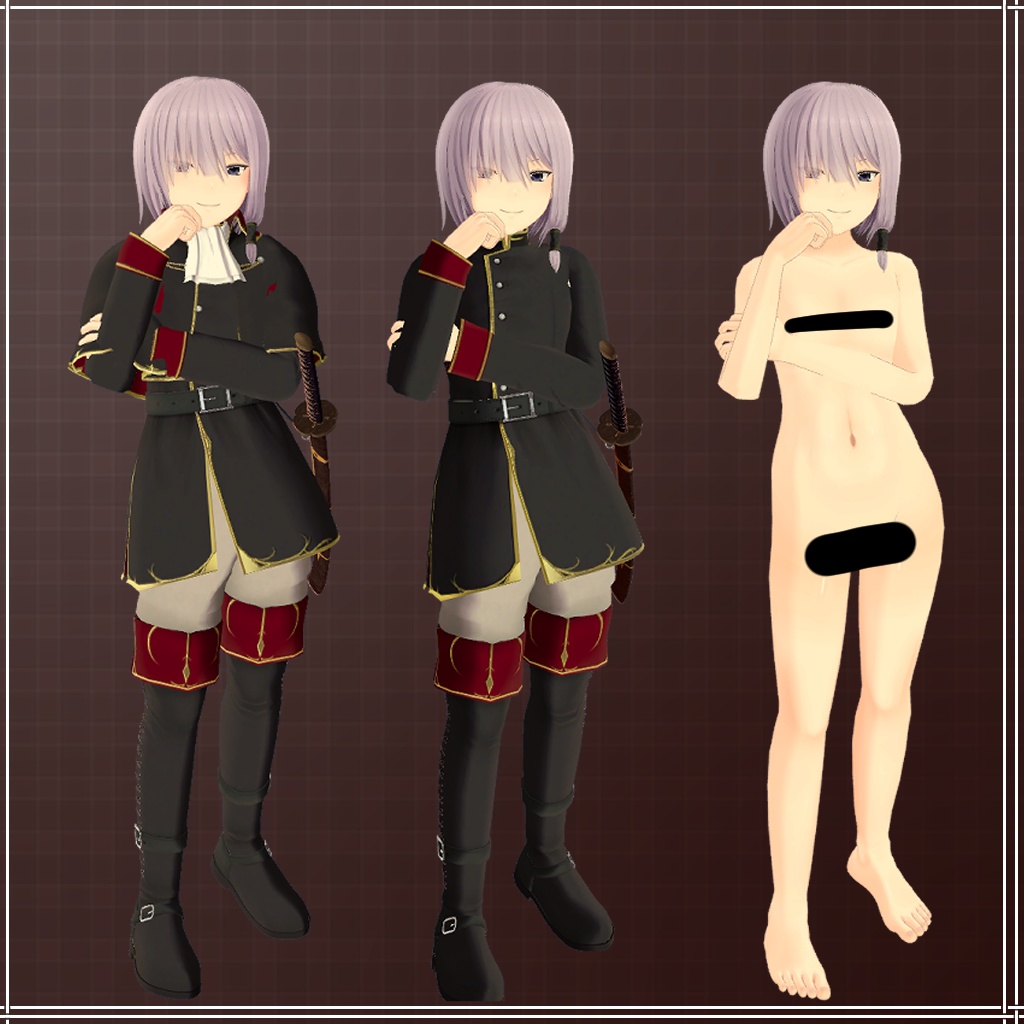 オリジナル3Dモデル【ドライツェ】