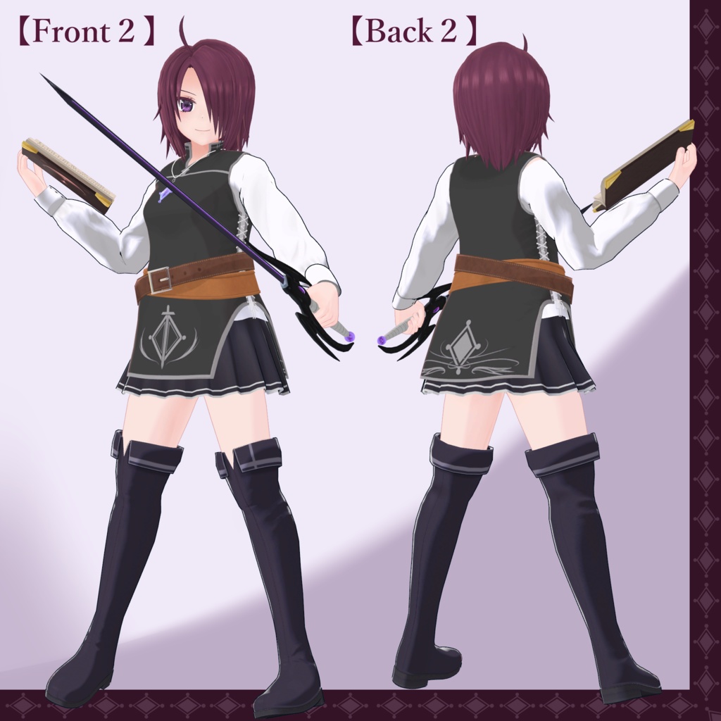 オリジナル3Dモデル『ノイン -Neun-』ver4.4