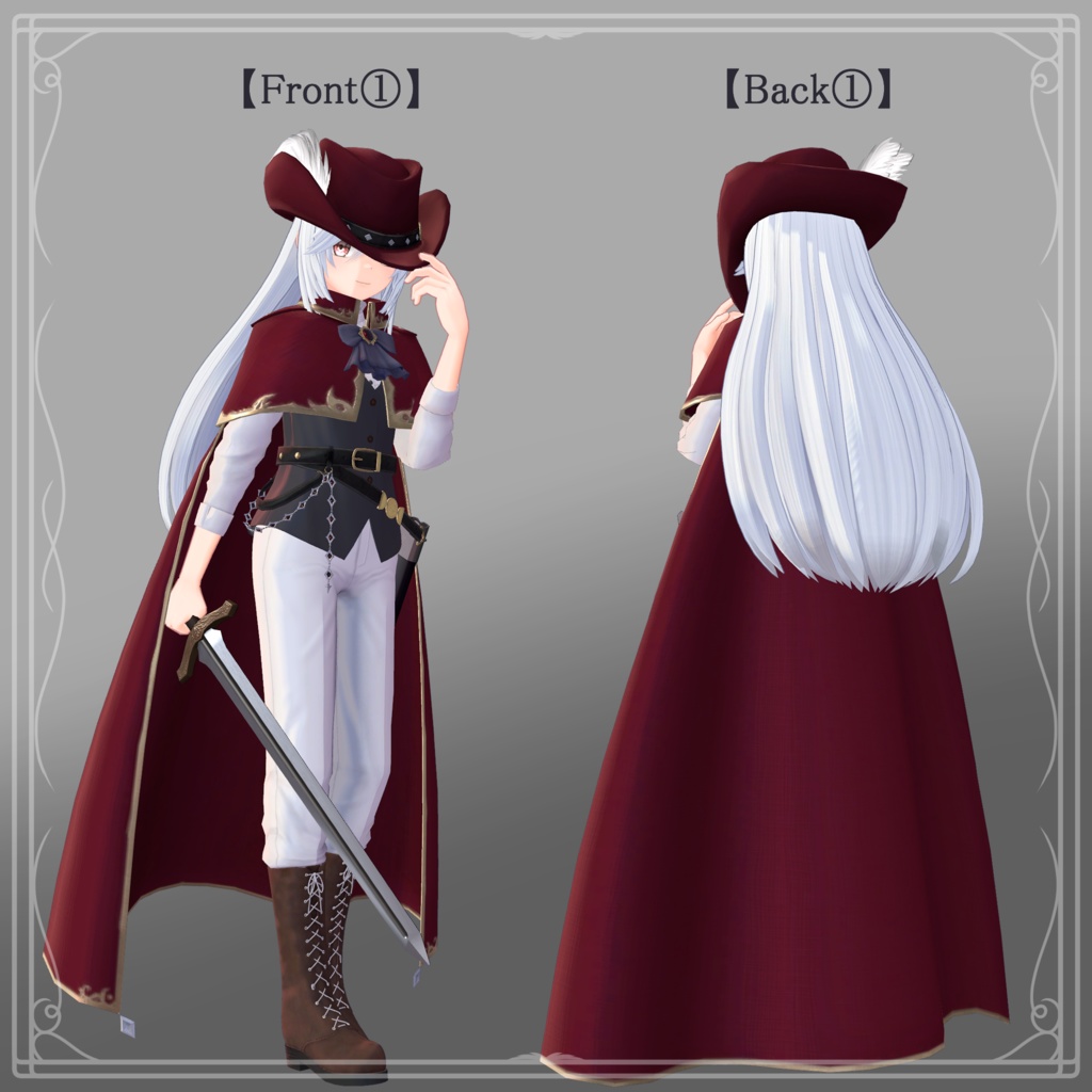 オリジナル3Dモデル『エルソフィア -Elsophia-』ver1.0